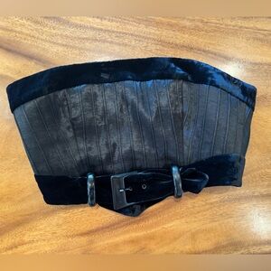 Giorgio Armani Navy Fabric Detail